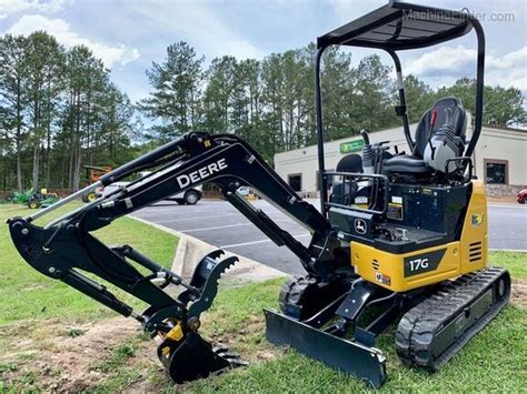 loading john deere mini 17g excavator|john deere 17g lift capacity.